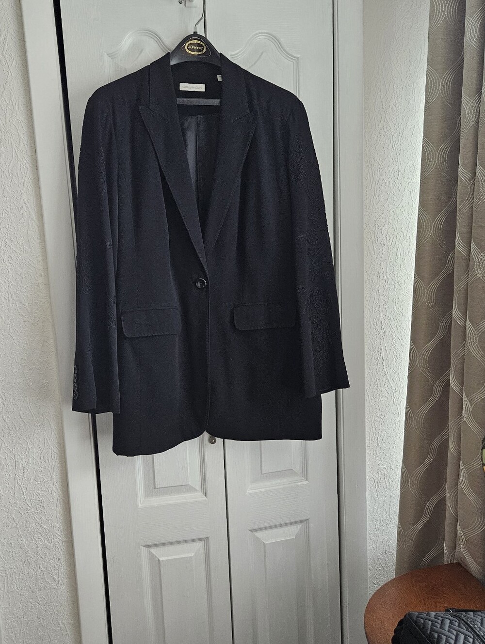 Classic Black Coldwater Creek Single-Button Blazer Women's  Jacket SZ 20